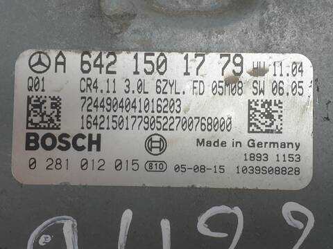 Foto 2ª: Centralita Motor ECU Mercedes Clase ML 320 CDI 164.122) (2005)