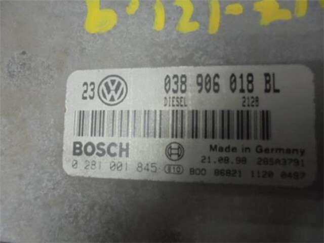Foto 2ª: Centralita Motor ECU Volkswagen Golf 1.9 CONCEPTLINE [1.9 LTR. - 66 KW TDI] [AGR]