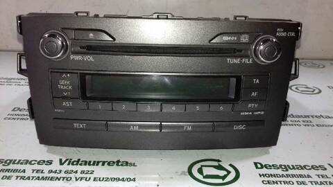 Sistema Audio Radio CD Toyota Auris 2.2 D-CAT 177CV 130KW