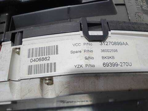 Foto 3ª: Cuadro de Instrumentos Volvo XC 60 KINETIC AWD 175CV 129KW [D5244T] (2010)