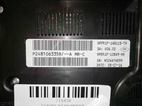 Foto 3ª: Cuadro de Instrumentos Renault Megane 1.5 DCI 110 110CV 81KW IV SPORT TOURER K9A/M/N_) [K9K 656,K9K 657] (2016)