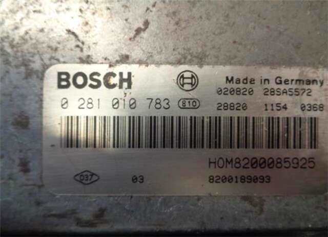 Foto 2ª: Centralita Motor ECU Renault Master 1.9 BASE. CAJA CERRADA L1H1 RS 3078 [1.9 LTR. - 60 KW DIESEL]