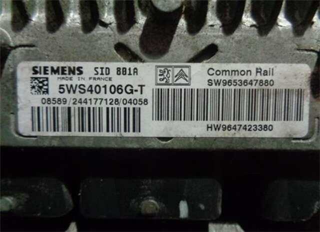 Foto 3ª: Centralita Motor ECU Citroen Xsara 2.0 HDI 90 [RHY (DW10TD)]