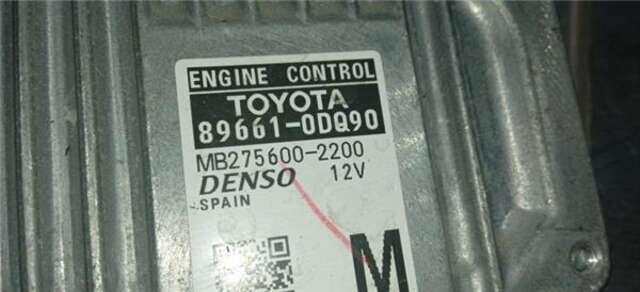 Centralita Motor ECU Toyota Yaris 1.3 ACTIVE [1.3 LTR. - 74 KW 16V CAT]