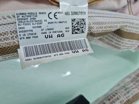 Foto 2ª: Airbag Cortina Delantero Derecho Seat Arona FR 116CV 85KW [DLAA] (2022)
