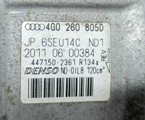 Foto 2ª: Compresor Aire Acondicionado Audi A6 CGLC BERLINA (2011)