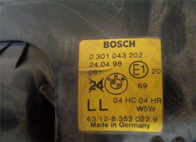 Foto 3ª: Faro Derecho Bmw Serie 7 720 725 TDS (143CV) [256T1]