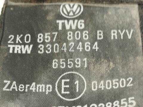 Foto 3ª: Cinturón Delantero Derecho Volkswagen Caddy LIFE 75CV 55KW [BSU] (2007)