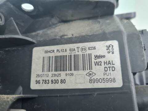 Foto 4ª: Faro Derecho Peugeot 508 ACTIVE 140CV 103KW [RH01] (2012)