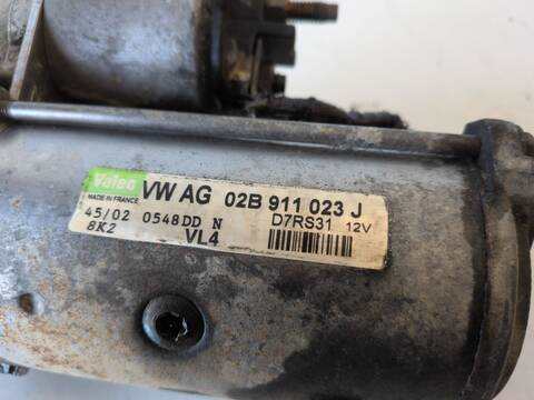 Foto 3ª: Motor de Arranque Volkswagen Transporter FURGON 2.5 TDI T4 102CV