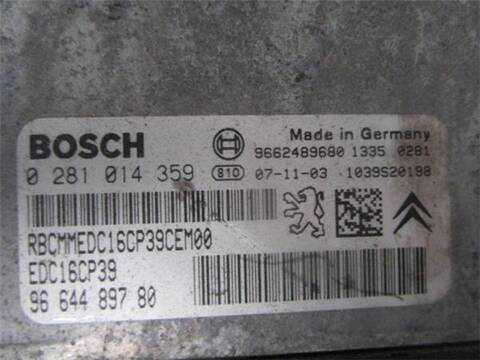 Foto 2ª: Centralita Motor ECU Peugeot 807 2.2 ST PACK 170CV 125KW [D-4HT] (2008)