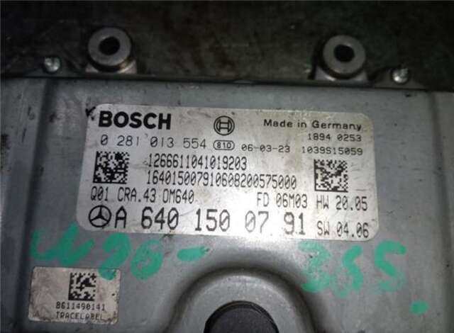 Centralita Motor ECU Mercedes Clase A 140 2.0 A 160 CDI (169.006) [2.0 LTR. - 60 KW CDI CAT]