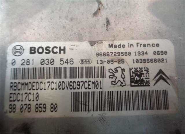 Centralita Motor ECU Citroen Berlingo 1.6 HDI 90