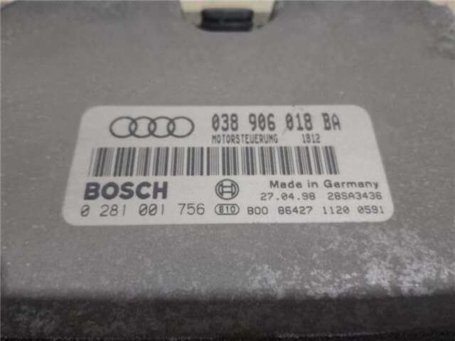 Foto 3ª: Centralita Motor ECU Audi A3 1.9 TDI AMBIENTE [1.9 LTR. - 81 KW TDI] [AHF]