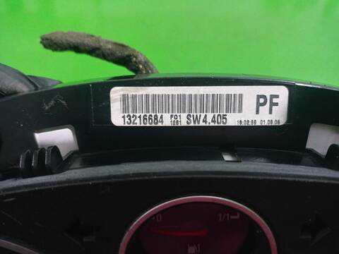 Foto 2ª: Cuadro de Instrumentos Opel Zafira COSMO 120CV [Z19DT] (2005)