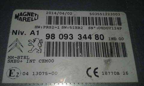 Foto 3ª: Pantalla Multifuncion Citroen C4 ATTRACTION PICASSO 115CV 85KW [9H05] (2014)