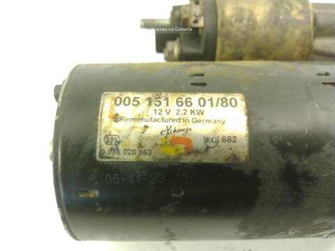 Foto 2ª: Motor de Arranque Mercedes Clase ML 270 2.7 CDI 163CV 120KW AUT. 163.113) OM612.963 [OM 612.963] (1998)