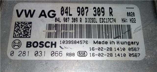 Centralita Motor ECU Volkswagen Passat 2.0 EDITION BMT [2.0 LTR. - 110 KW TDI]