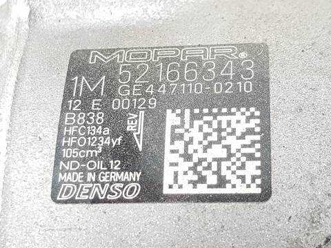 Foto 3ª: Compresor Aire Acondicionado Jeep Renegade LIMITED MILD-HYBRID FWD (2015)