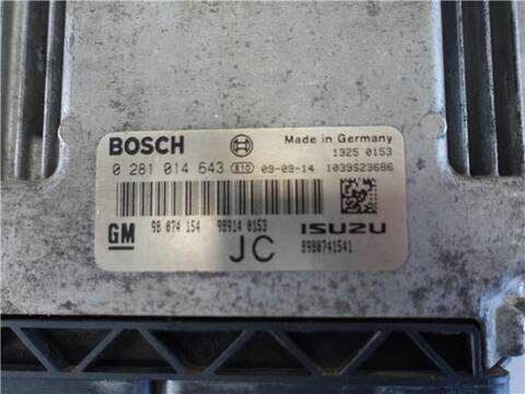 Foto 2ª: Centralita Motor ECU Opel Astra 1.7 CDTI 101CV 74KW [Z 17 DTH] (2009)