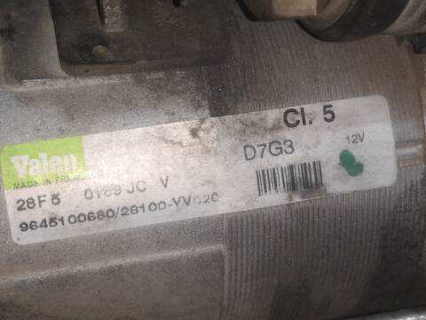 Motor de Arranque Peugeot 307 9HY