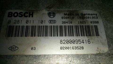 Foto 3ª: Centralita Motor ECU Renault Laguna AUTHENTIQUE 120CV 88KW [F9QC7] (2003)