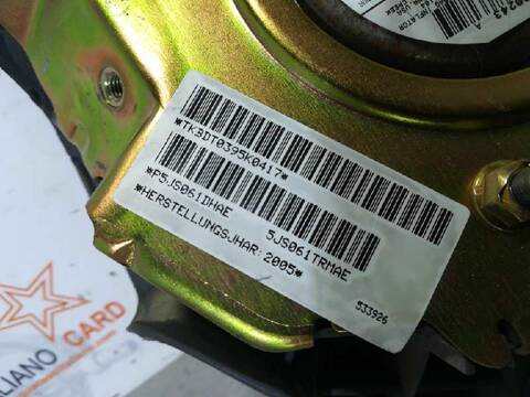 Foto 3ª: Airbag Delantero Izquierdo Jeep Cherokee 2.8 CRD LIMITED 163CV 120KW [D30C] (2005)