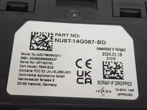 Foto 3ª: Centralita Motor ECU Ford Transit 350 L3 HD) CABINA SIMPLE TREND