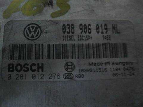 Foto 2ª: Centralita Motor ECU Seat Ibiza 1.9 TDI 100CV 74KW [AXR] (2007)