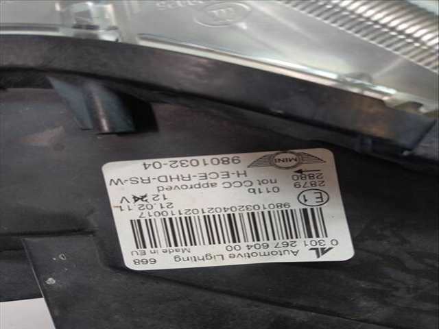 Faro Izquierdo Mini Countryman N47C16A N47 112 CV 82KW