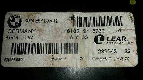 Foto 3ª: Modulo Confort BCM Bmw Serie 5 518 530D BERLINA 231CV 170KW [M57306D3] (2005)