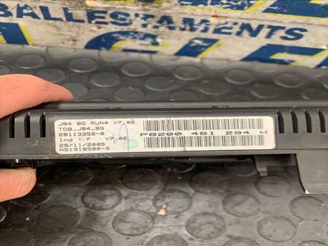 Foto 3ª: Cuadro de Instrumentos Renault Scenic 1.500 DCI105CV/78KW 0CV /GRAND JM0/JM1 DESDE 06/2003 [K9K 732] (2005)