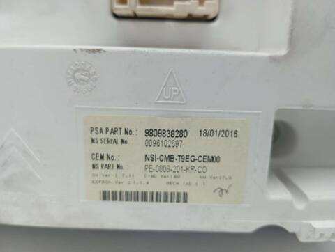 Foto 3ª: Cuadro de Instrumentos Peugeot 308 STYLE 110CV 81KW [HN01] (2016)