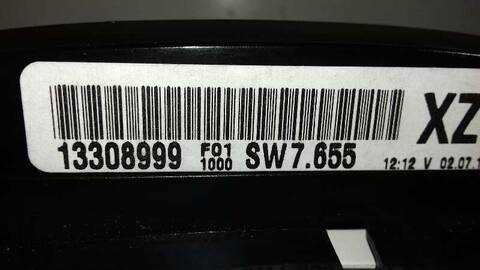 Foto 2ª: Cuadro de Instrumentos Opel Zafira FAMILY 125CV 92KW [A17DTR] (2012)