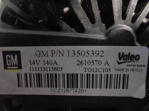 Foto 2ª: Alternador Opel Corsa 1.3 16V CDTI 95CV 70KW [A13DTE] (2012)