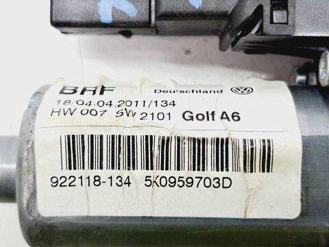 Foto 2ª: Elevalunas Eléctrico Trasero Izquierdo Volkswagen Golf 102CV 75KW [CGG] (2011)