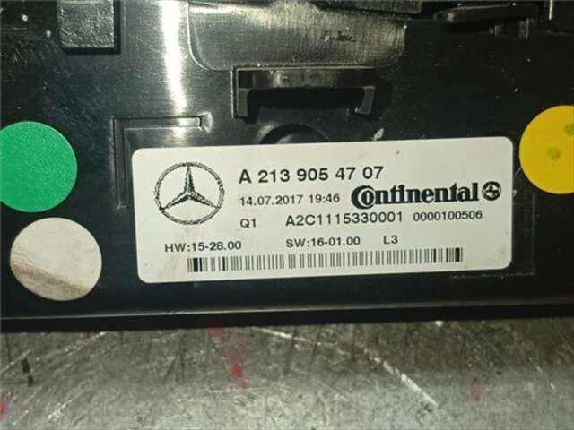 Foto 2ª: Mando Climatizador Mercedes Clase E 180 2.0 E 220 D (213.004) [2.0 LTR. - 143 KW CDI CAT]