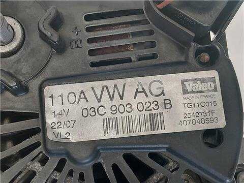 Foto 3ª: Alternador Volkswagen Polo 1.6 16V 105CV 77KW [BTS] (2007)