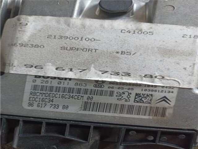 Foto 3ª: Centralita Motor ECU Citroen C4 1.6 HDI [9HX (DV6ATED4)]