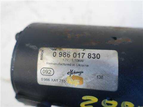 Foto 3ª: Motor de Arranque Volkswagen Golf 1.6 16V BERLINA 105CV 77KW [BCB] (2002)