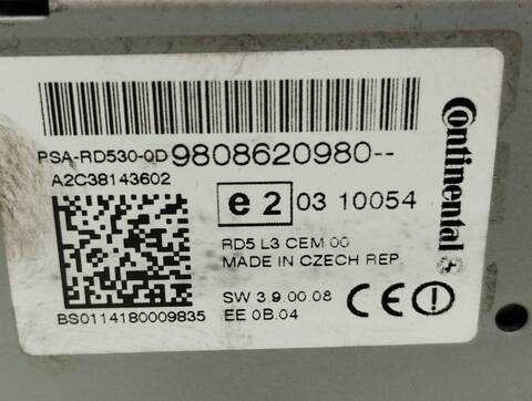 Foto 3ª: Sistema Audio Radio CD Citroen C4 BUSINESS 95CV 70KW [8F01] (2014)
