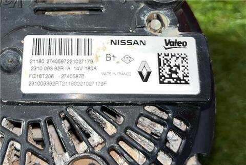 Foto 3ª: Alternador Renault Express ADVANCE BLUE DCI DIESEL FAP 75CV 55KW [K9K U8] (2021)