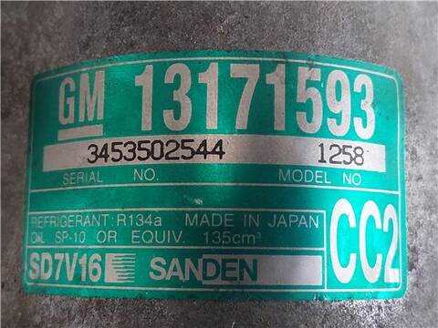 Foto 3ª: Compresor Aire Acondicionado Saab 9-3 1.9 TID BERLINA 150CV 110KW [Z 19 DTH] (2005)