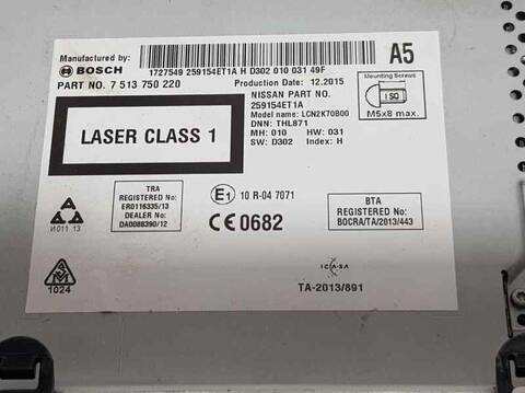 Foto 3ª: Sistema GPS Nissan Qashqai TEKNA 130CV 96KW [R9M] (2019)