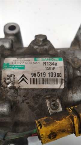 Foto 2ª: Compresor Aire Acondicionado Citroen C4 1.6 D [D/9HY] (2006)