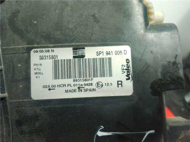 Foto 3ª: Faro Derecho Seat Leon 1.9 TDI [BLS]