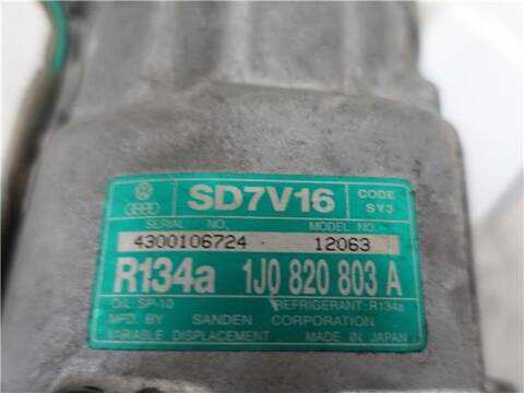 Compresor Aire Acondicionado Volkswagen Golf 1.6 BERLINA 100CV 74KW