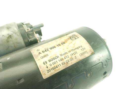 Foto 2ª: Motor de Arranque Mercedes Clase G 230 350 D 4-MATIC 166.024) [OM 642.826] (2015)