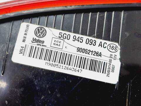 Foto 2ª: Piloto Portón Izquierdo Volkswagen Golf 1.6 TDI DPF 105CV 77KW [CLH] (2014)