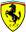 Piezas para Ferrari de desguace. Logotipo Ferrari
